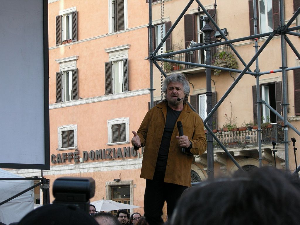 Beppe Grillo a Trento