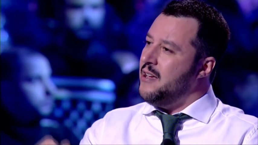 Matteo Salvini contro l'Euro