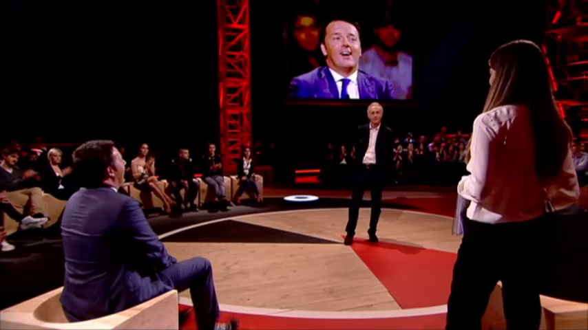 Matteo Renzi contro Marco Travaglio