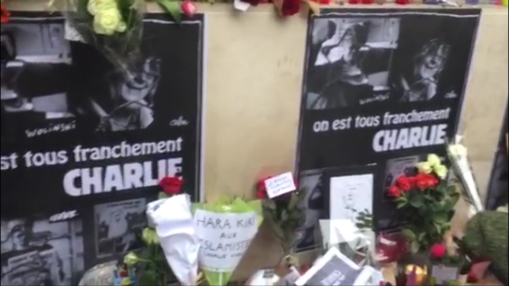 silenzio per Charlie Hebdo